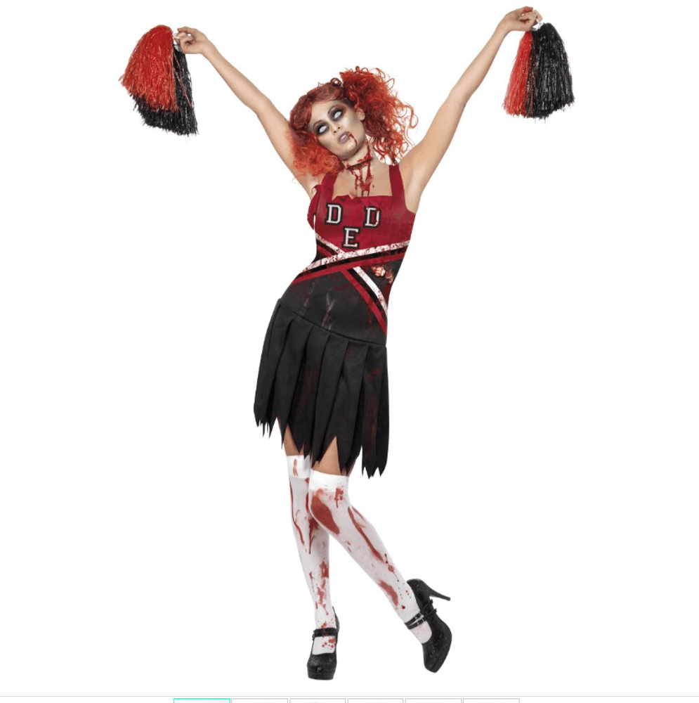 Cheerleader halloween kostyme