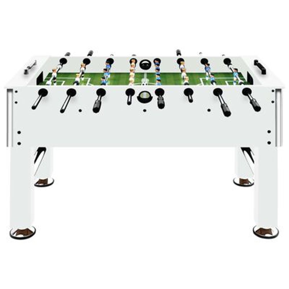 Fotballbord stål 60 kg, hvit
