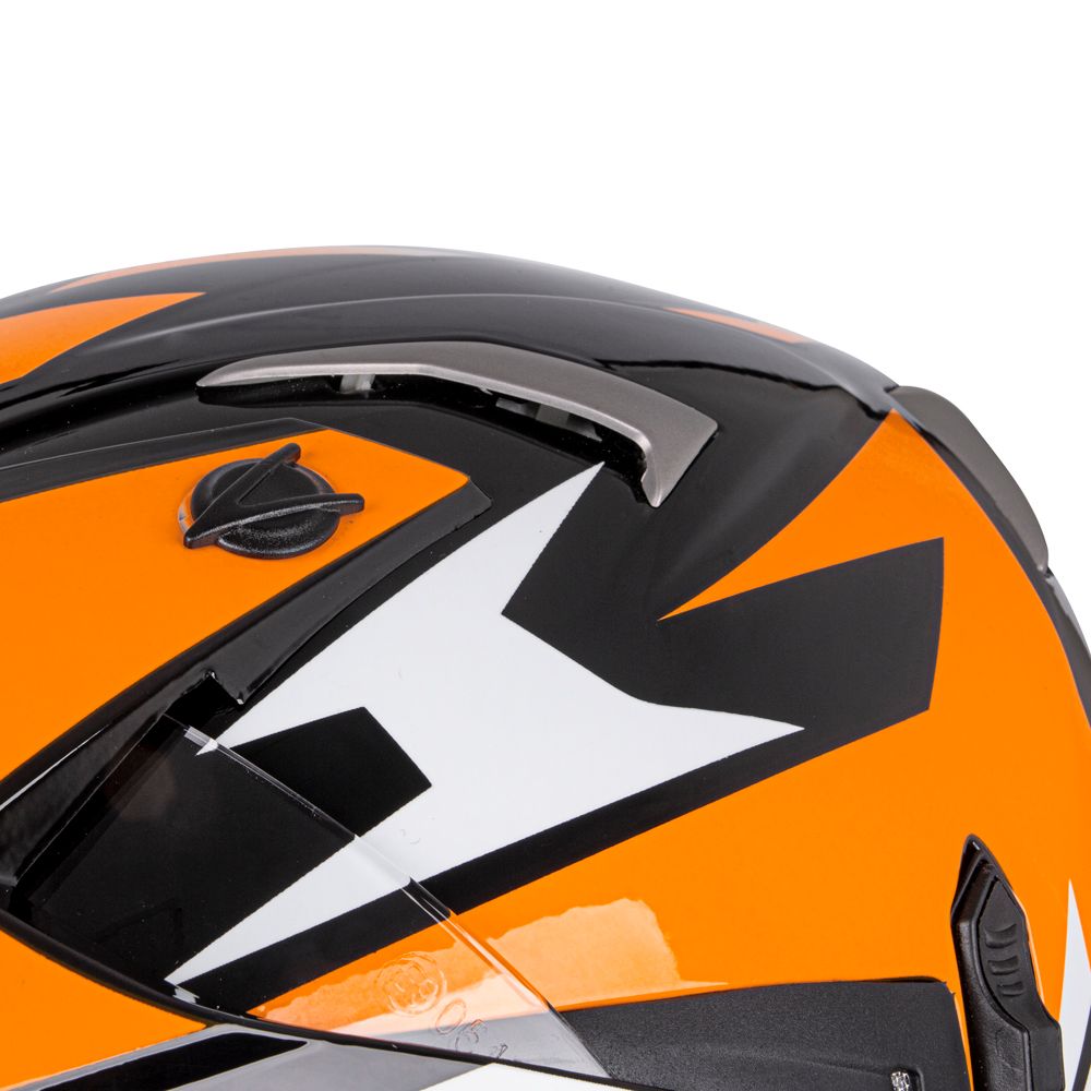 W-TEC Dualsport MC-hjelm Gul/Blå – Sikker og komfortabel