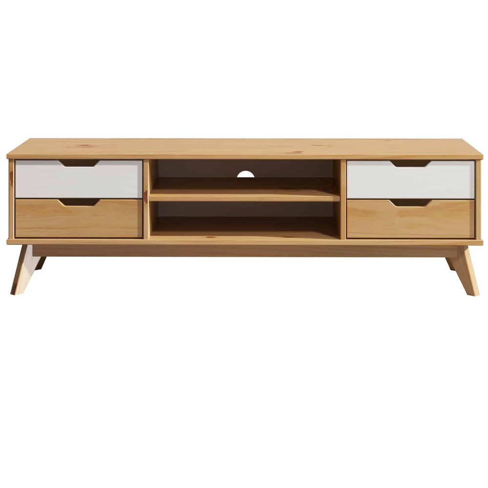 Tvbenk Borneo natur - 140x42x40cm