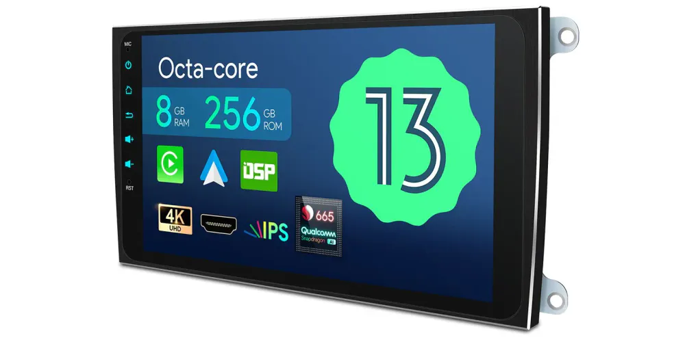 Android 13 bilradio for Porsche Cayenne – Qualcomm 665