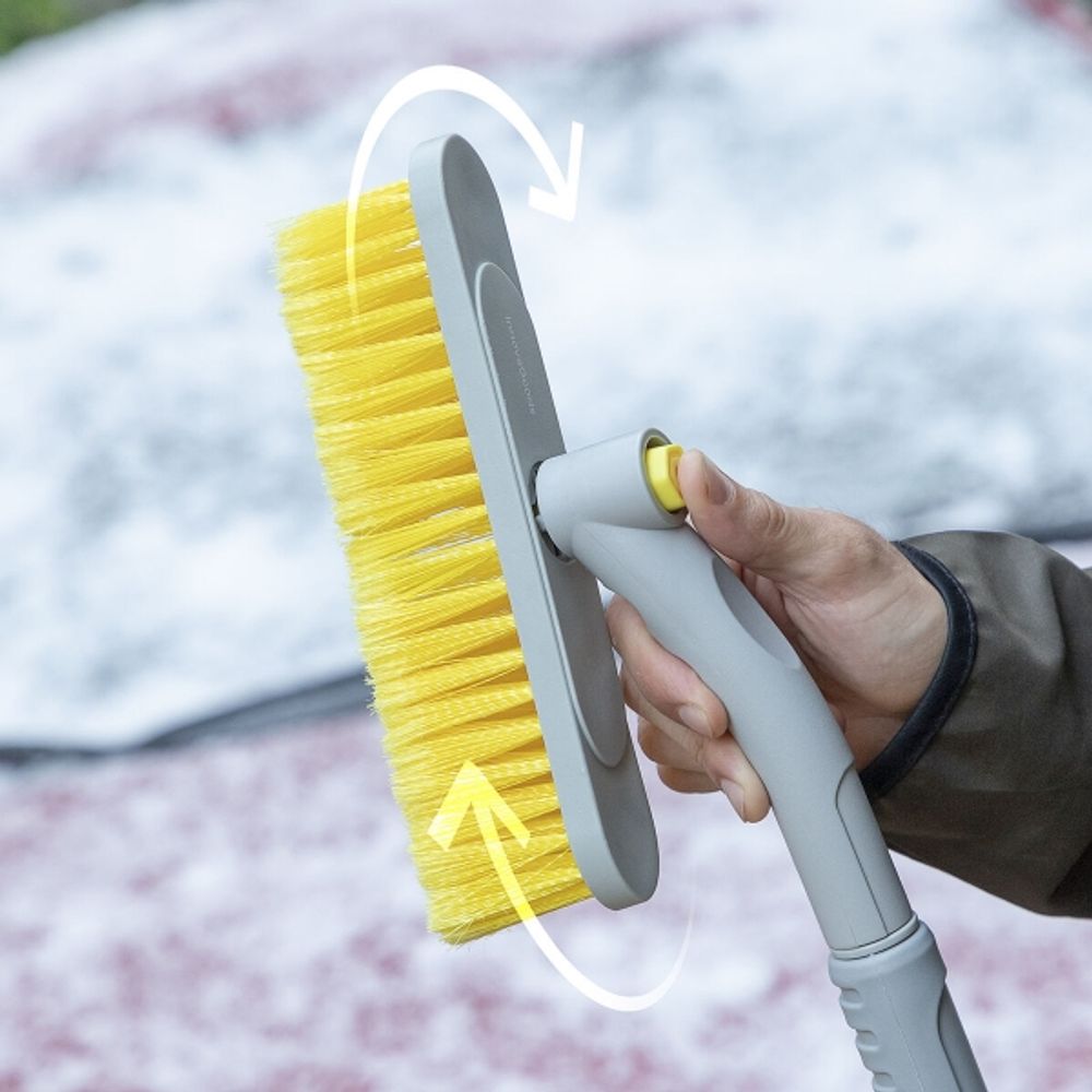 Teleskopisk isskrape og kost - 65-80 cm