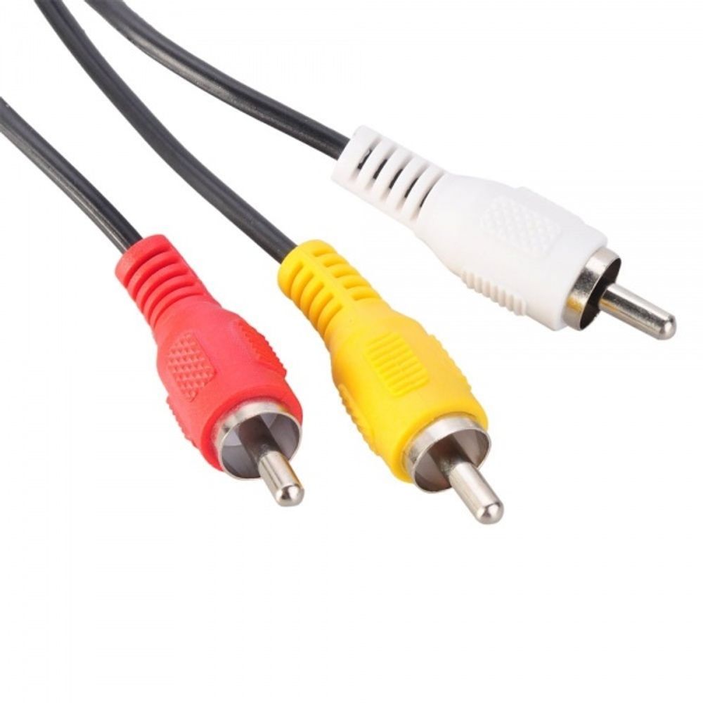 XFU Cable MD4M 3.5mm Male to Three RCA Stereo Audio Video Cable 