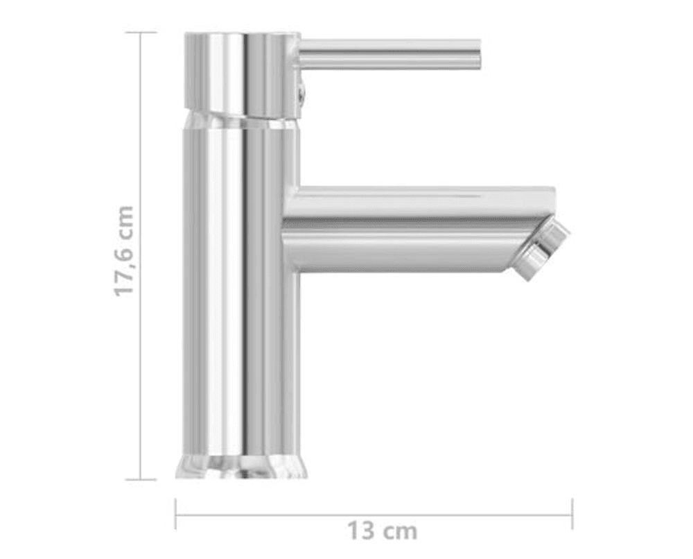Badekran 130x176 mm krom