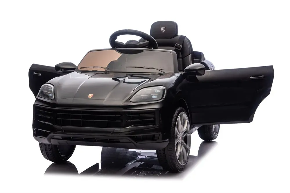 Porsche Cayenne barnebil med gummihjul - fargevalg