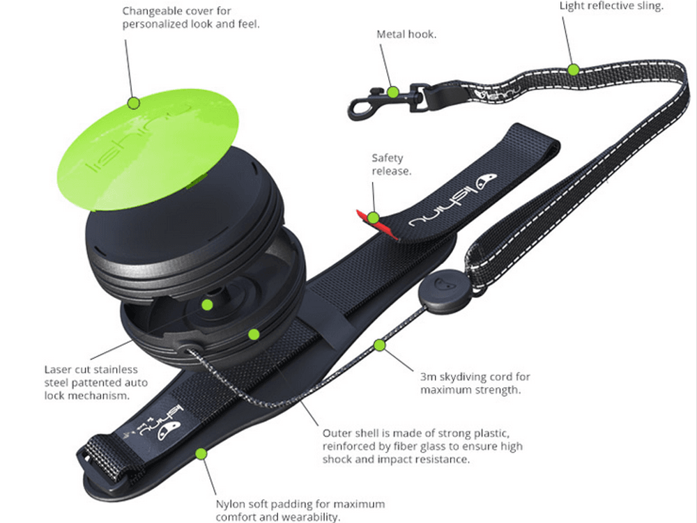 Lishinu - Intelligent handsfree hundebånd - fargevalg