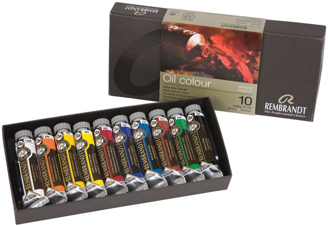Hovedbilde Rembrandt Olje Startsett 10 tuber 15 ml