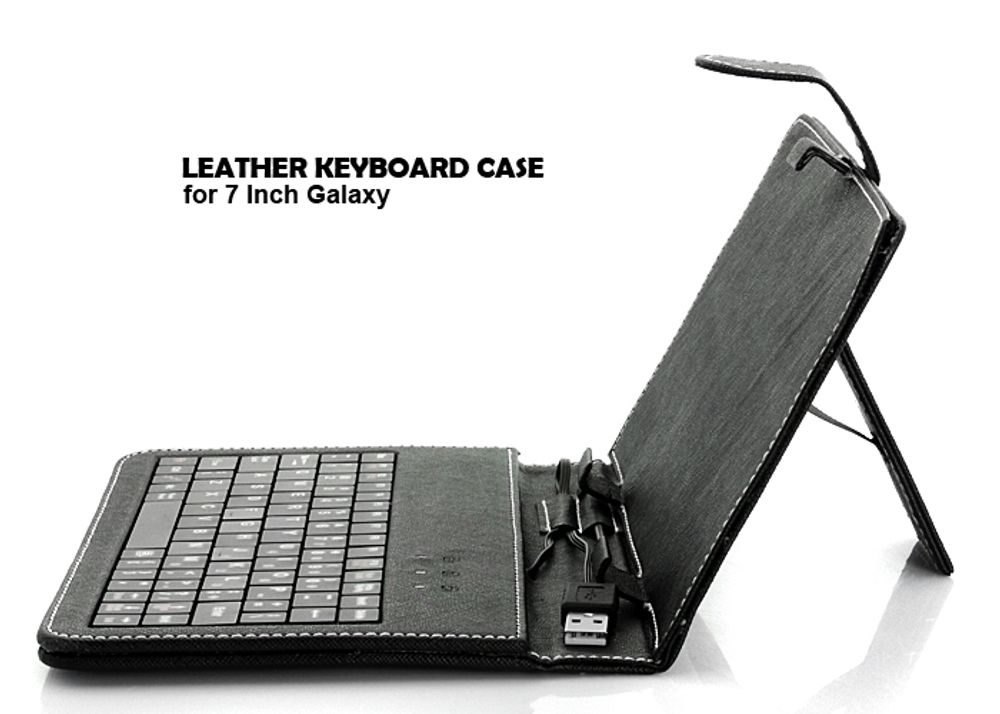 Demo - Keyboard / Tastatur Case i lær - For 7