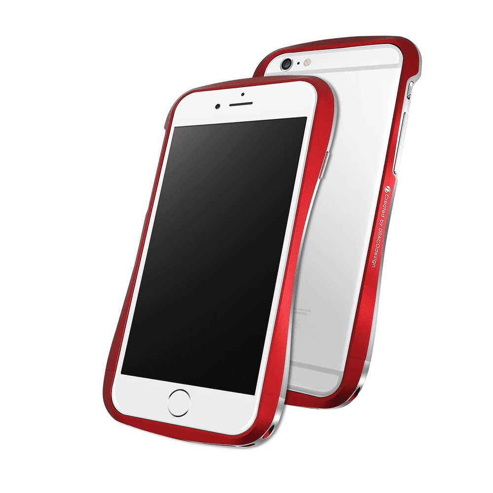 Draco 6 Aluminium Bumper til Iphone 6 Plus – Flare Red