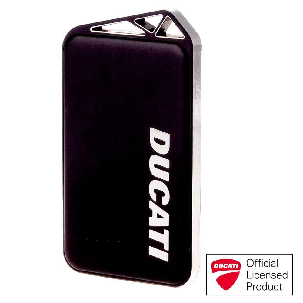 Ducati Aluminium Power Bank Sort
