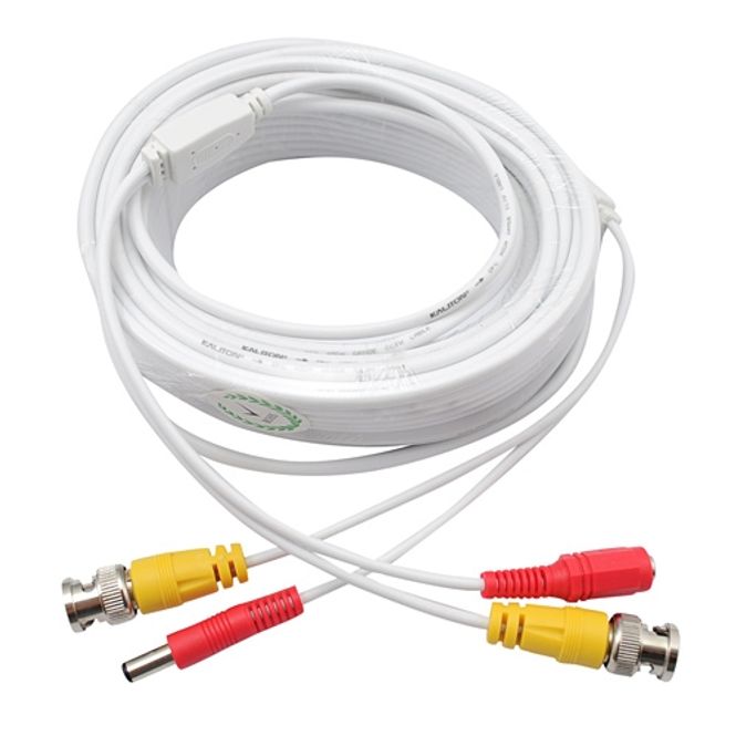 Hovedbilde 15M Strøm og Video BNC - Plug and Play kabel for CCTV ...