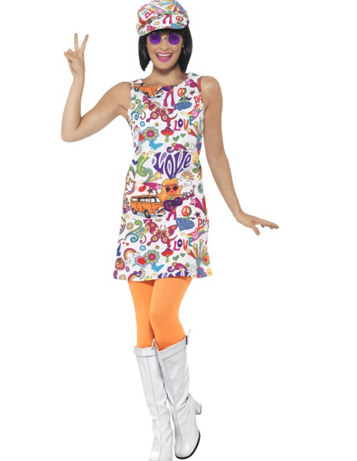 Hovedbilde 60's Groovy dame kostyme