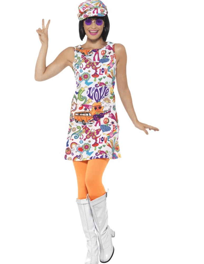 60's Groovy dame kostyme