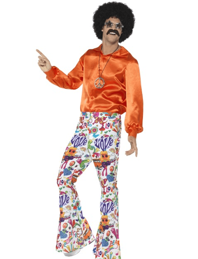 DEMO - 60's Groovy Hippie bukse XL