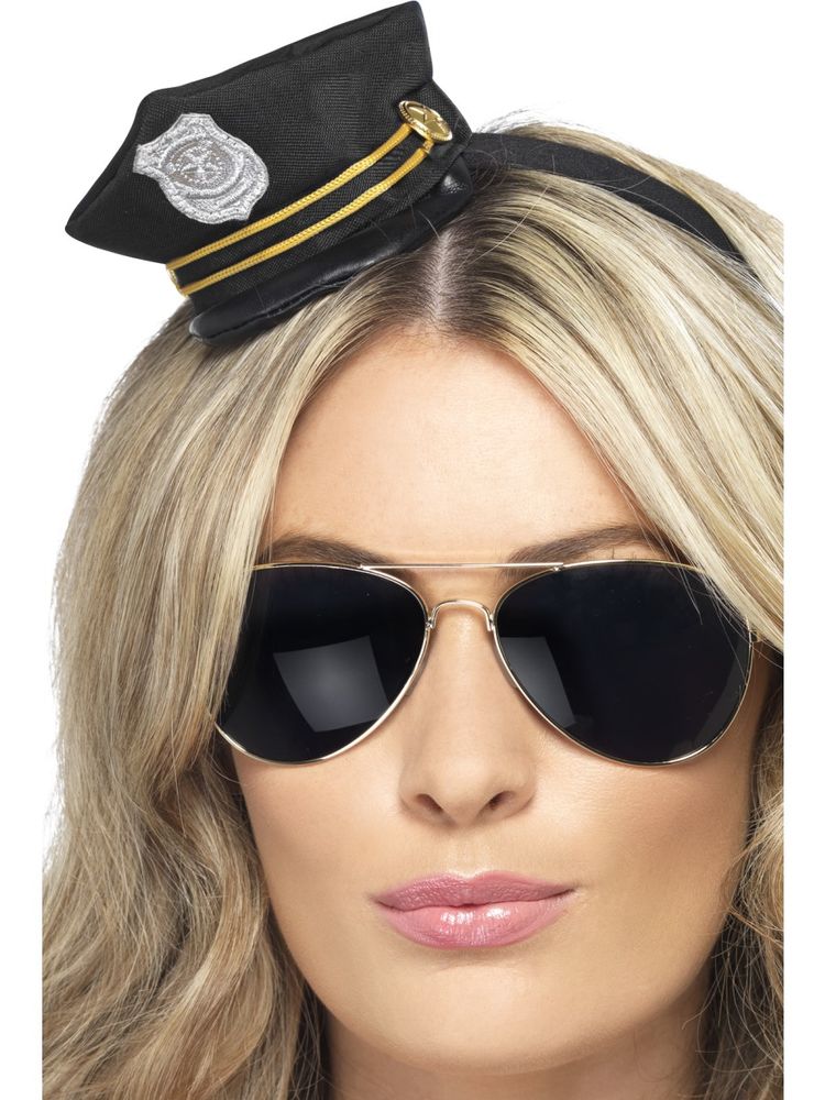 Mini Politi hatt - sort
