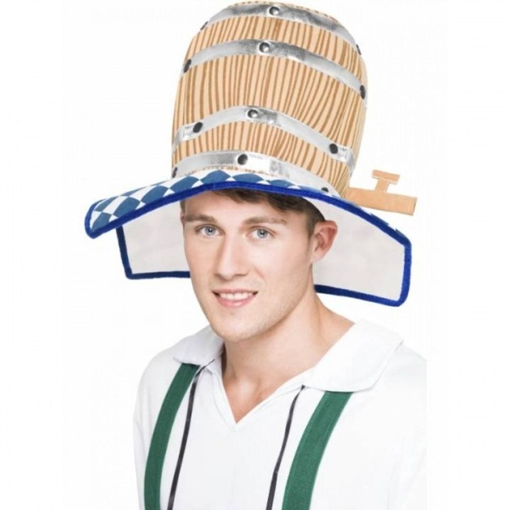 Oktoberfest øl tønne hatt