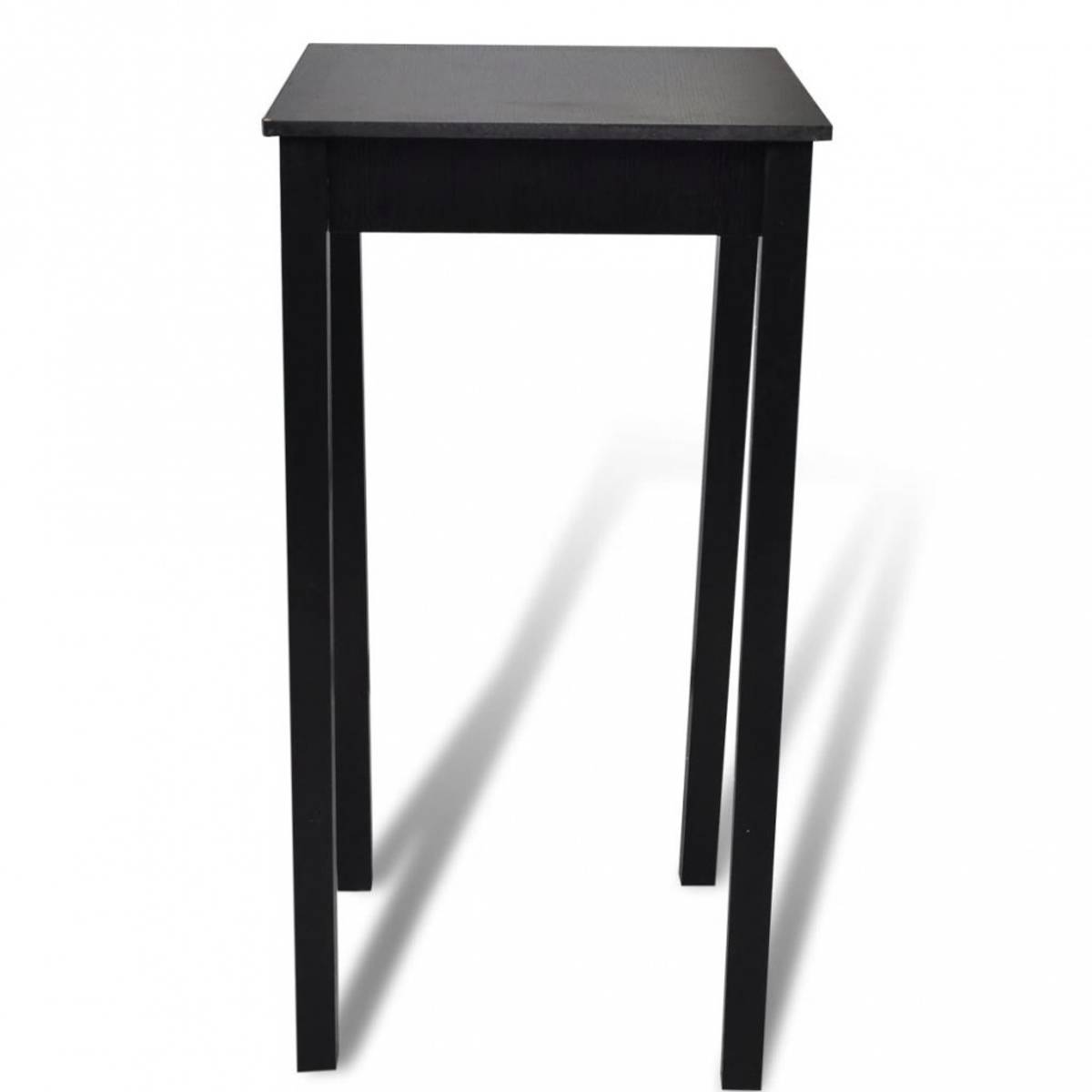 Barbord - sort 55x55x107 cm