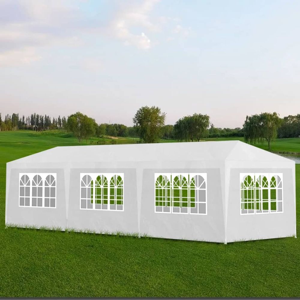 Festtelt 3x9 m hvit