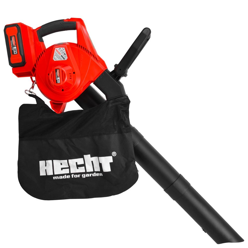 Hecht 9440 Batteri Løvblåser og Løvsuger – 40 Volt