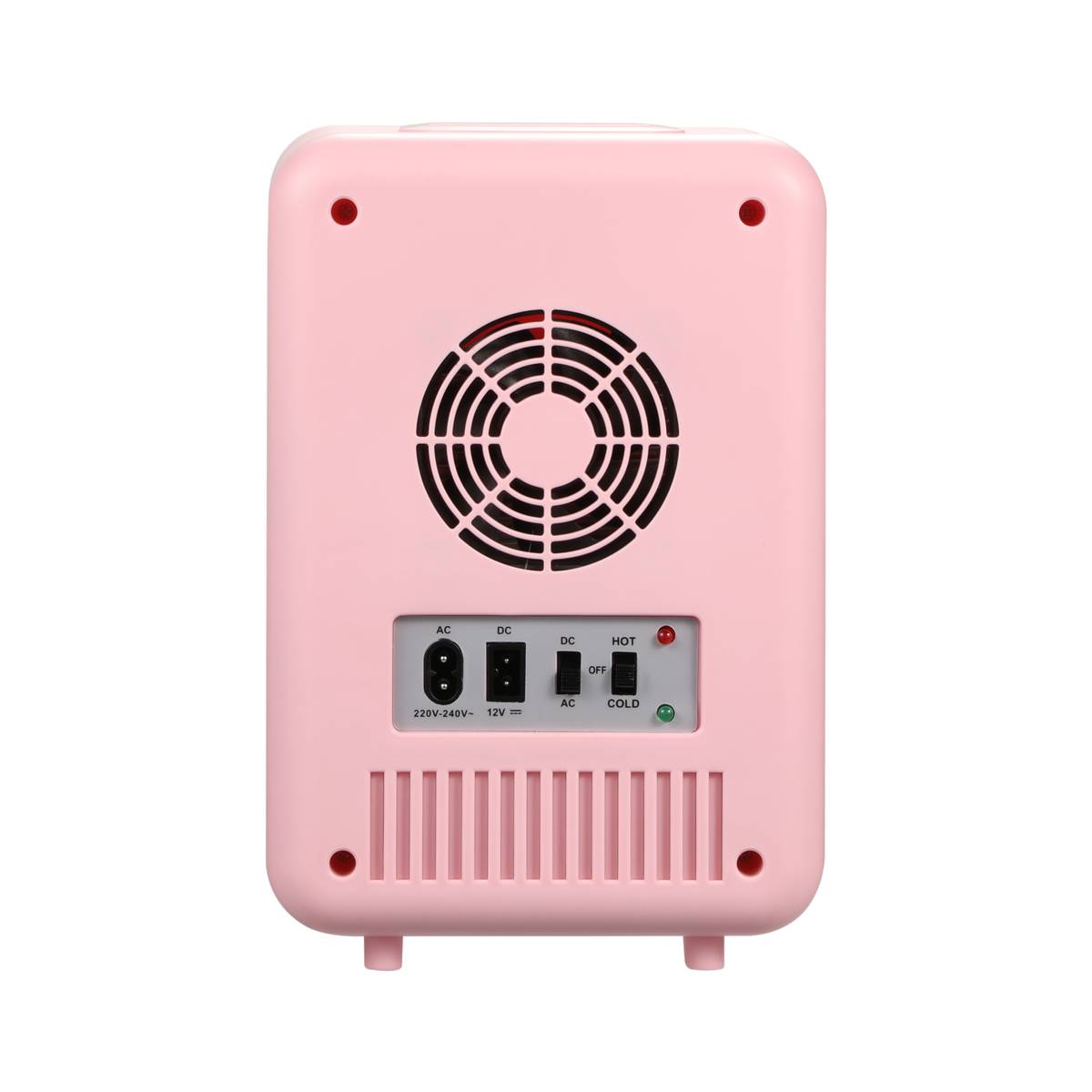 Minikjøleskap rosa - 4L