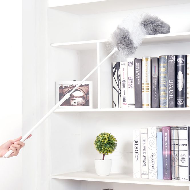 Hovedbilde Teleskopisk støvkost i mikrofiber 75–110 cm – ...