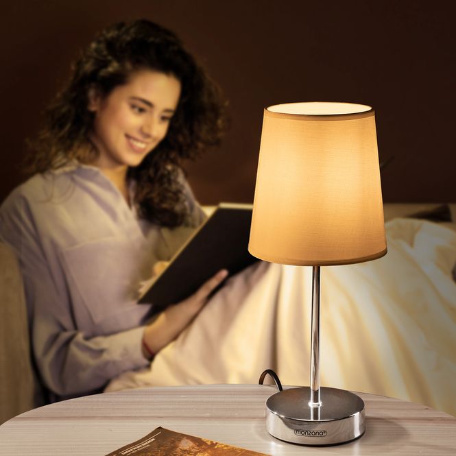 Hovedbilde Bordlampe Lumière 32x13x13cm - hvit