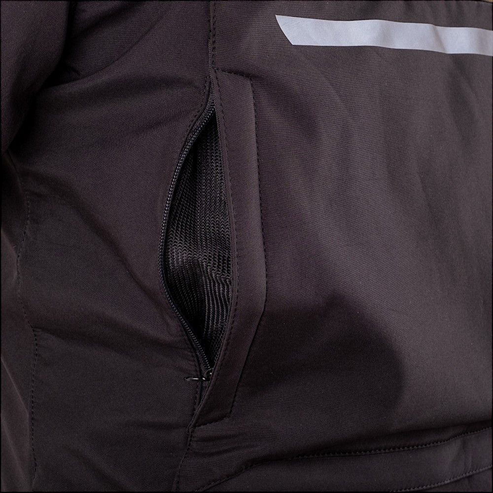 W-TEC Annorack Softshell MC-jakke Herre - Sort