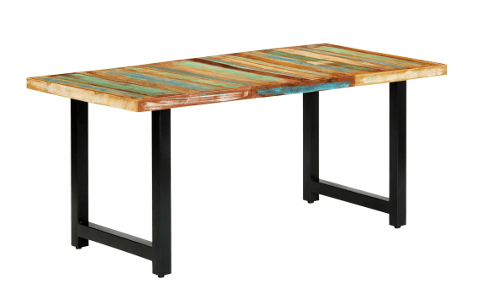 Spisebord gjenvunnet heltre 180x90x76 cm