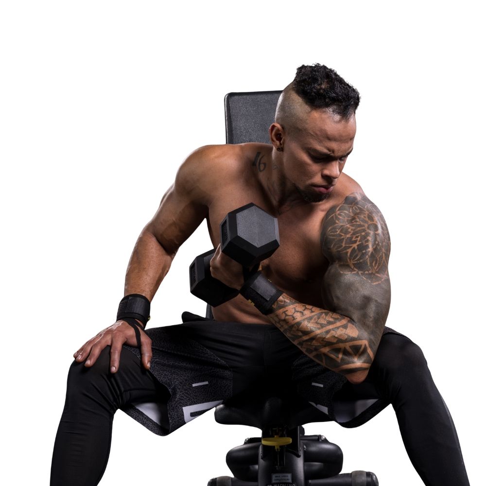 Hex Dumbbell TPU belegg inSPORTline Hexclusive 2 - 30 kg