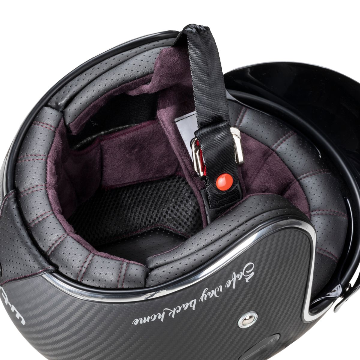 MC-hjelm W-TEC Vacabro SWBH – ultralett karbonhjelm