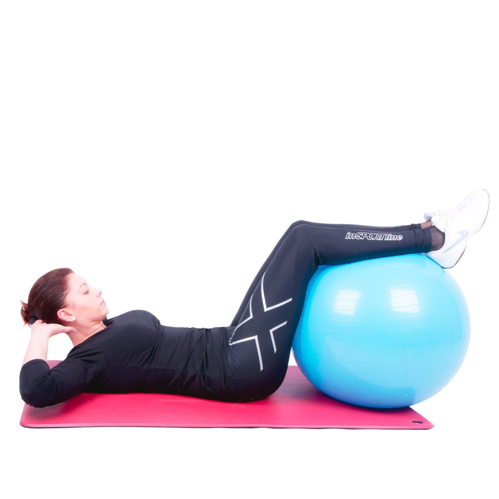 Treningsball inSPORTline 75 cm - blå