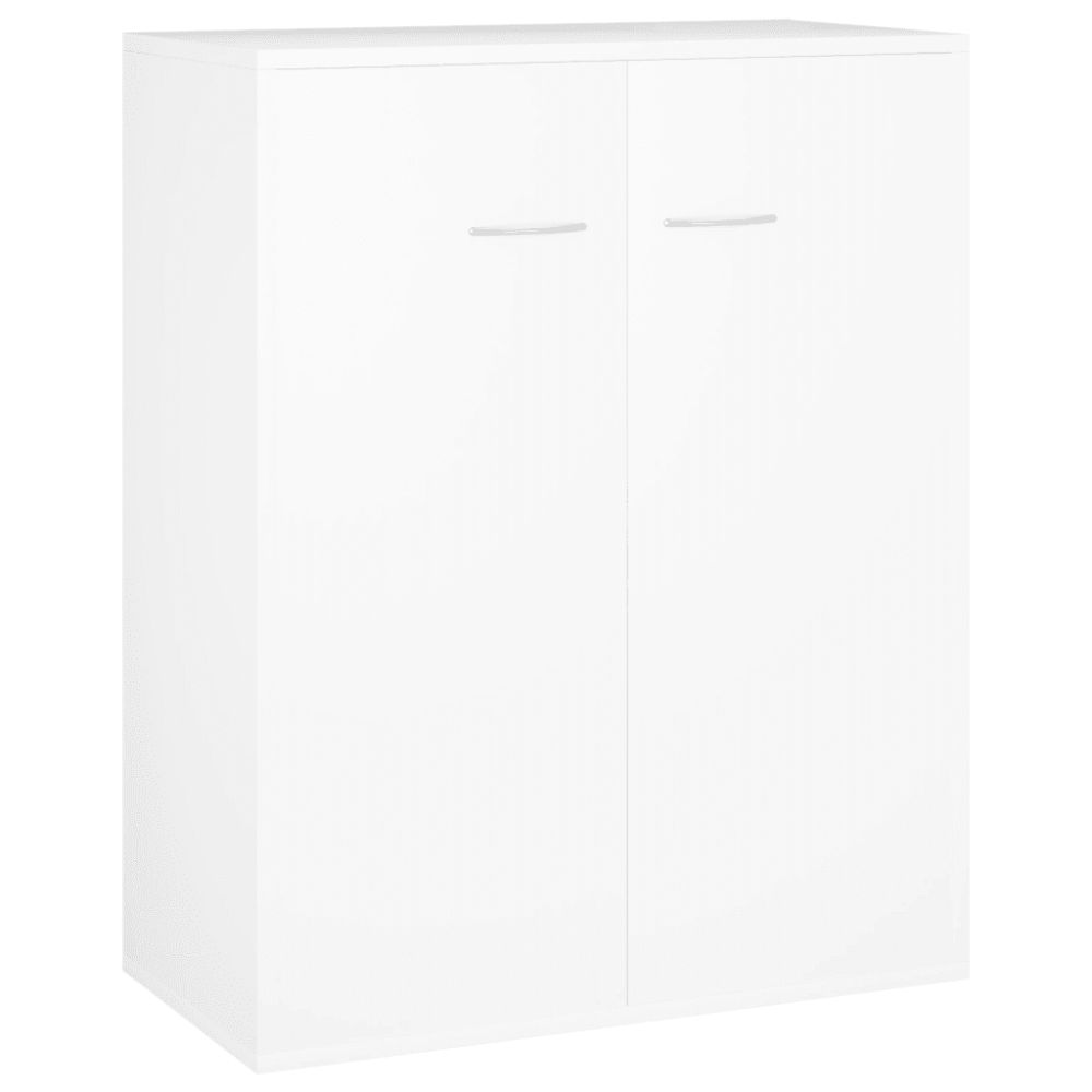 Skjenk hvit 60x30x75 cm sponplate