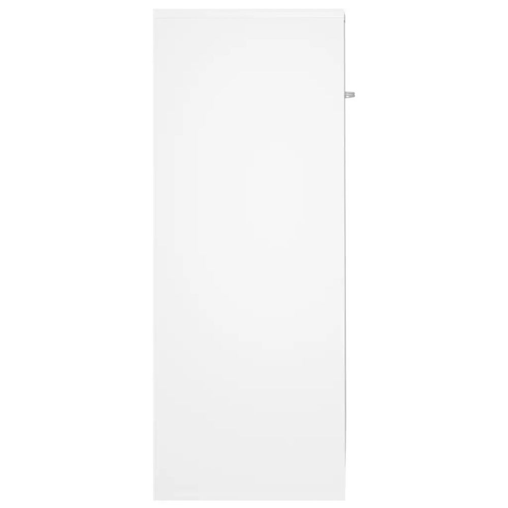 Skjenk hvit 60x30x75 cm sponplate