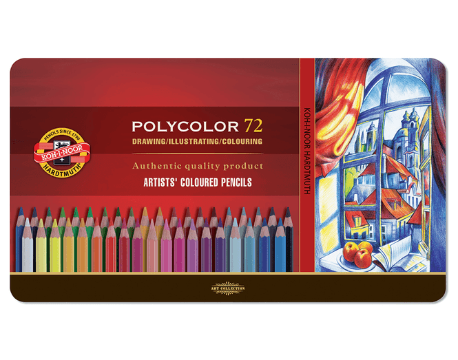 Hovedbilde Koh-i-Noor Polycolor Artist - Sett 72stk