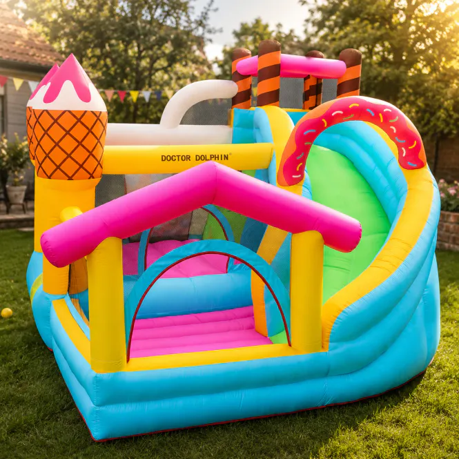 Hovedbilde Doctor Dolphin hoppeslott - Ice Cream 450W