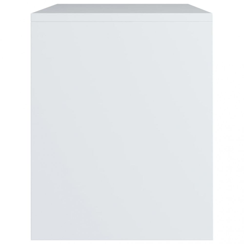 Nattbord 40x30x40 cm sponplate - Hvit