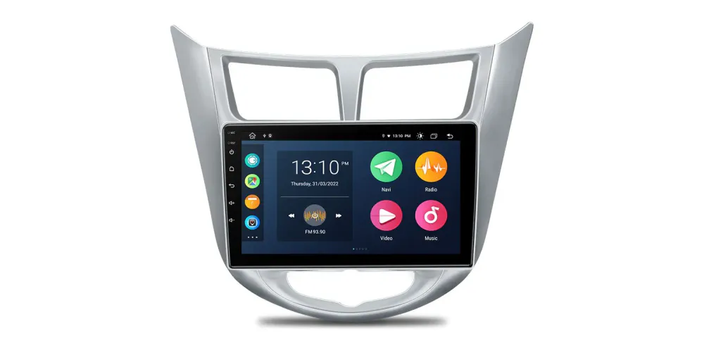 Hyundai bilstereo Android 12 DSP CarAutoPlay 9 tommer