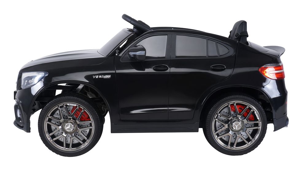 Elbil for barn Mercedes AMG GLC 63S Coupé - hvit/sort
