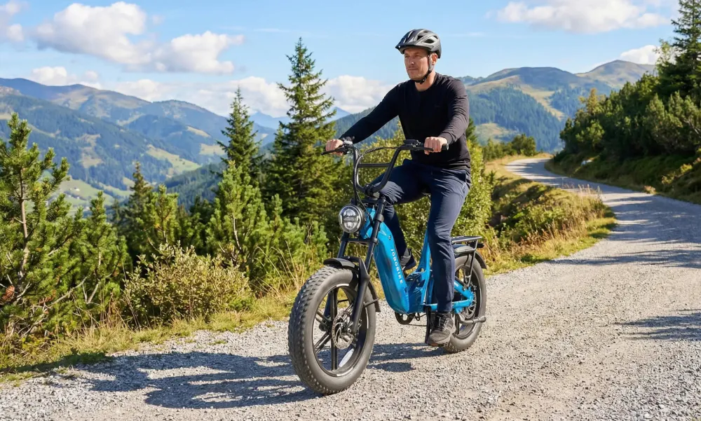 Jobobike Vortex Elektrisk fulldempet fatbike