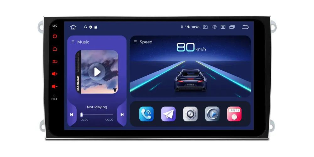 Android 14 bilstereo Porsche Cayenne 2003–2010 9
