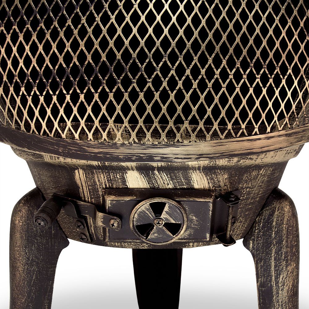 Utepeis i smijern - Chimenea 112x44 cm