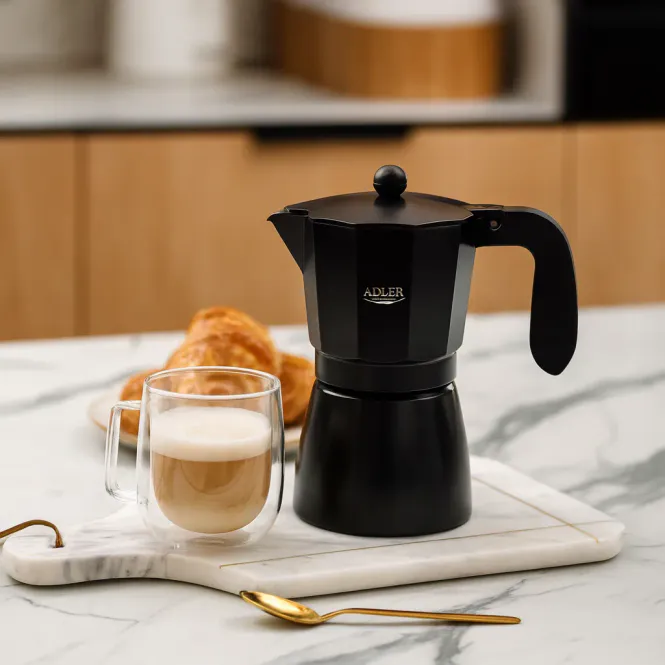Hovedbilde Espressokanne Italiensk 520 ml - sort