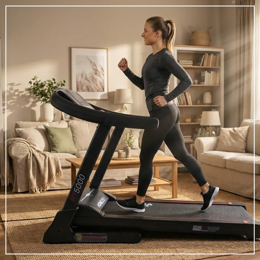 Tredemølle Hometrack HT5000 18 km/t 7 HK 15% stigning – Miweba Sports