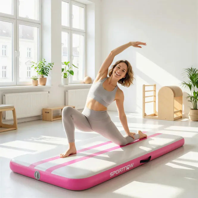 Hovedbilde Oppblåsbar Gymnastikkmatte 205 cm med Pumpe