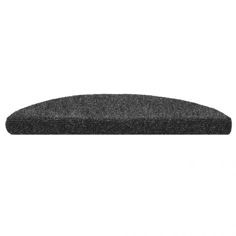 Selvklebende trappematter 15 stk 54x16x4cm - mørk grå
