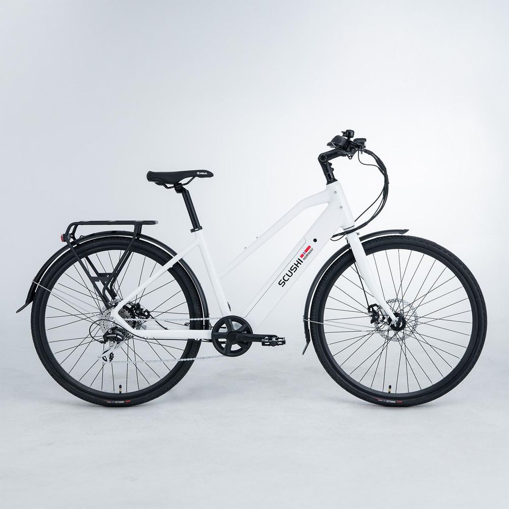 Norway Universe Elsykkel, hvit (360 Wh batteri)