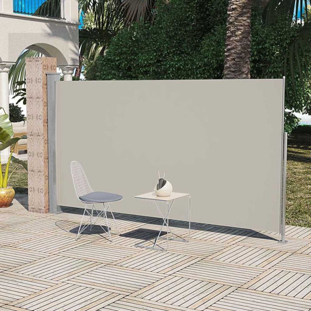 DEMO - Uttrekkbar sidemarkise 160 x 300 cm - krem