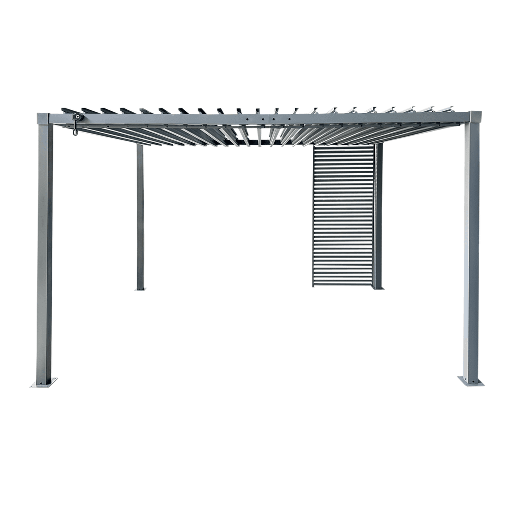 Metalljalusi for pergola - justerbar skjerming