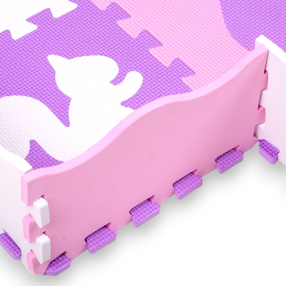 Foam Puzzle lekematte inSPORTline Burgino - rosa