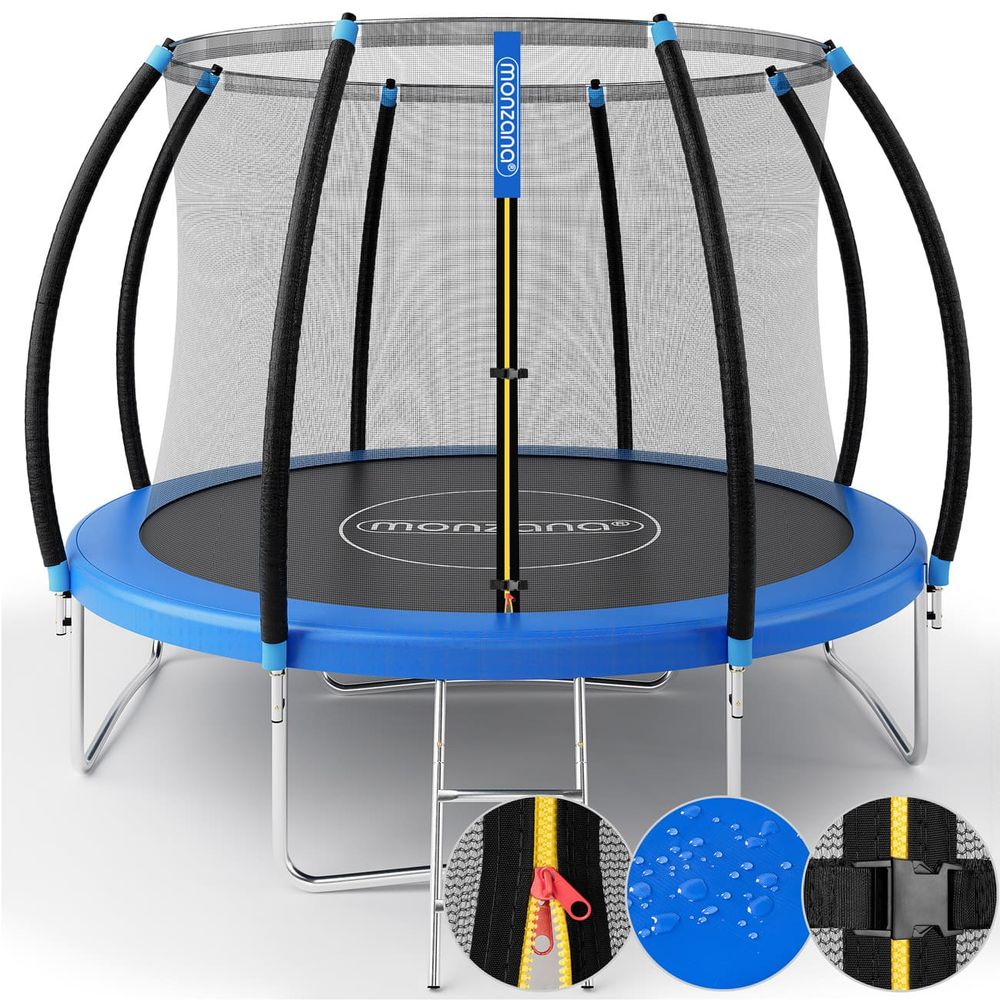Trampoline Ø305cm med sikkerhetsnett og stige